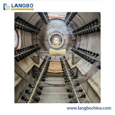 হাই স্পিড পিভিসি পাইপ এক্সট্রুডার মেশিন জন্য জল সরবরাহ পাইপ টুইন স্ক্রু এবং ব্যারেল নকশা