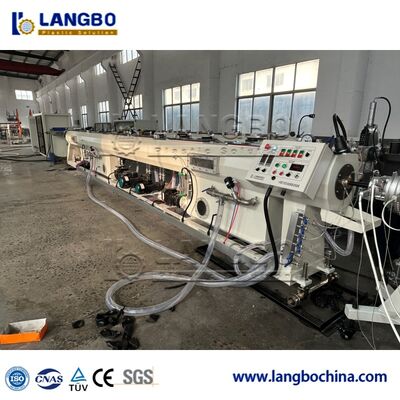 HDPE Pipe Production Line With High Torque Single Screw Extruder