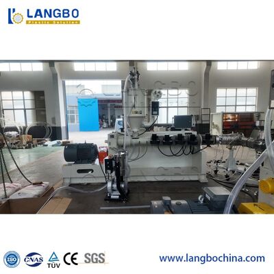 20-110mm শক্তিশালী পিপিআর এইচডিপিই ইউপিভিসি পাইপ এক্সট্রুশন মেশিন লাইন, পাইপ স্ক্রু এক্সট্রুডার মেশিন