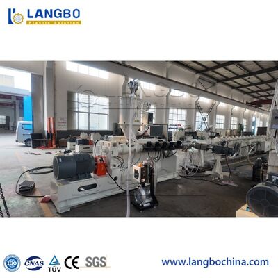 20-110mm শক্তিশালী পিপিআর এইচডিপিই ইউপিভিসি পাইপ এক্সট্রুশন মেশিন লাইন, পাইপ স্ক্রু এক্সট্রুডার মেশিন