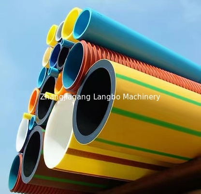 65 মিমি স্ক্রু ব্যাসার্ধ পিই corrugated Hose মেশিন চূড়ান্ত পাইপ উত্পাদন সমাধান
