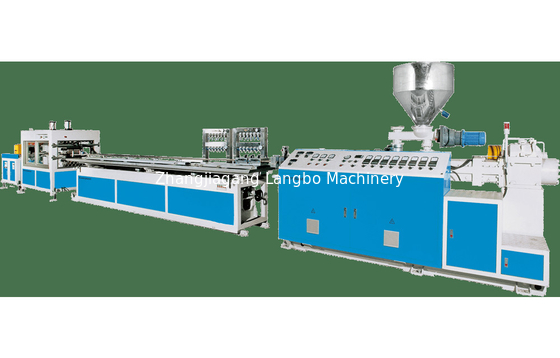 উচ্চ আউটপুট কাঠ প্লাস্টিক WPC Decking প্রোফাইল Co এক্সট্রুশন মেশিন