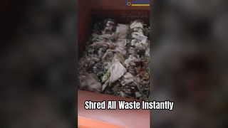 প্লাস্টিক কাঠের কাগজ এবং মেটাল ক্যান রিসাইক্লিং এর জন্য ইন্ডাস্ট্রিয়াল শ্রেডার মেশিন